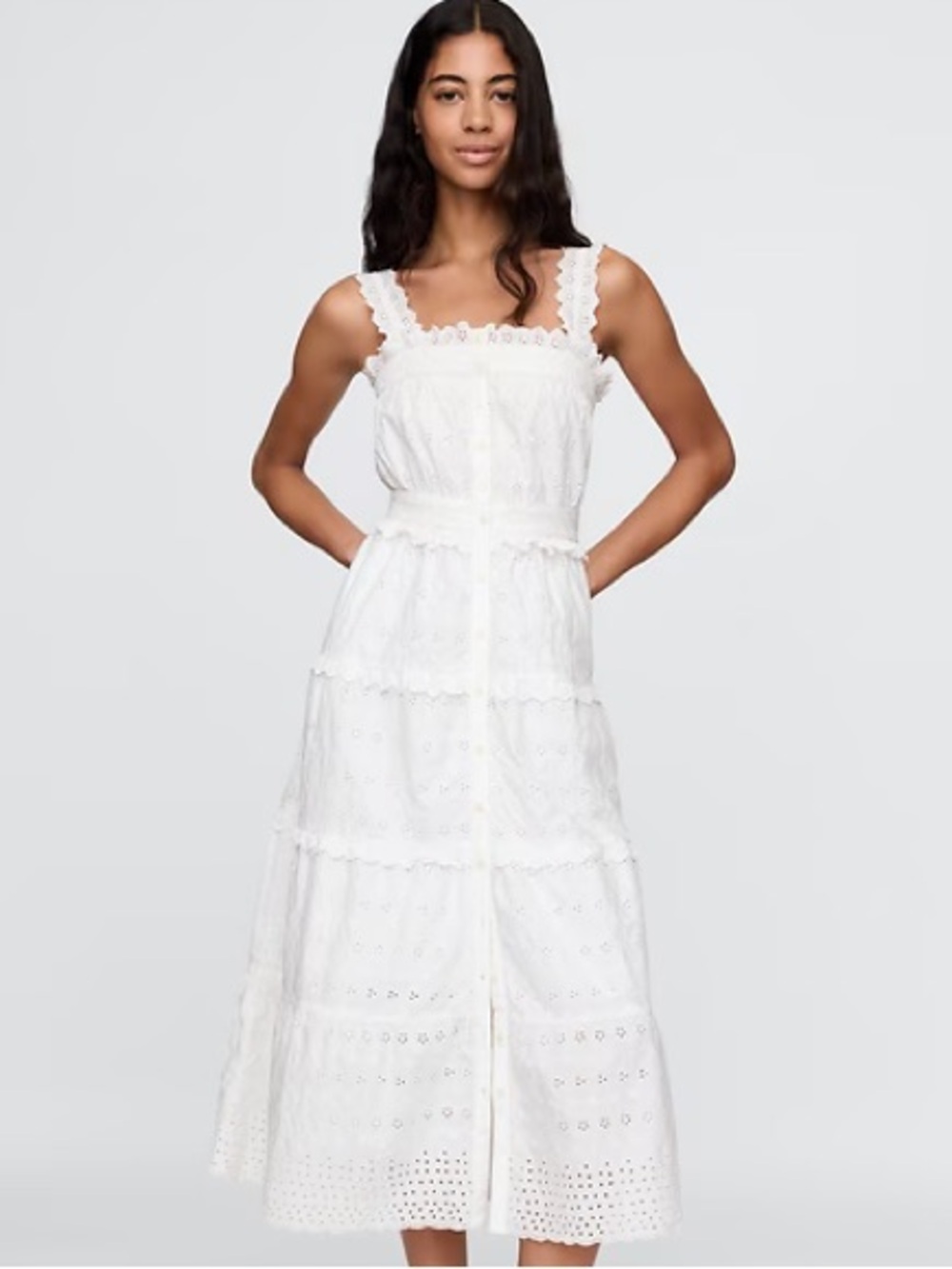 Gapx DÔEN Eyelet Midi Dress
SNWT White Cotton
Cottagecore